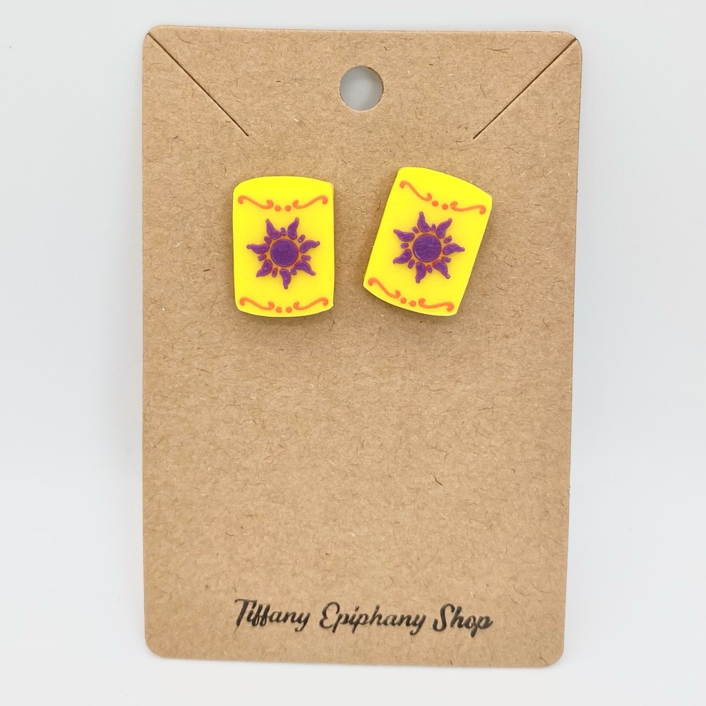 Tangled Inspired Lantern Stud earrings handmade NWT